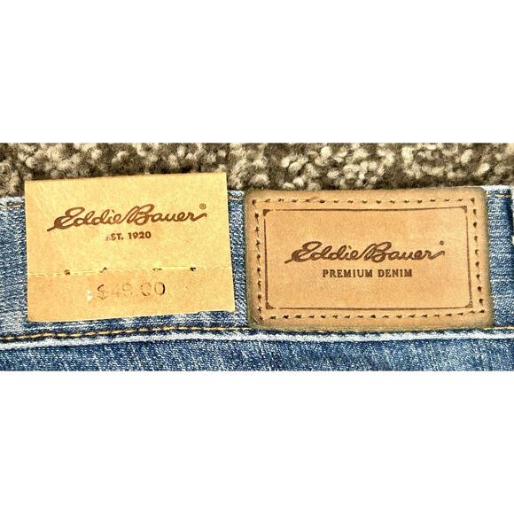 Brand New Eddie Bauer Boot Cut Jeans 100% Baumwolle Style 5117 Women's Size 8 - Picture 15 of 15